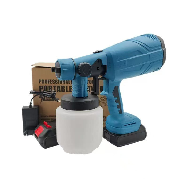 21V Cordless Lithium Spray Gun, 350W, 1000ml, 1.0-2.5mm Nozzles MTYS-23