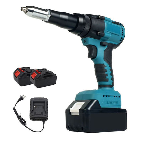 21V Brushless Cordless Aluminum Rivet Gun, 2.4-5.0mm Rivets, 20mm Stroke MTBL-55