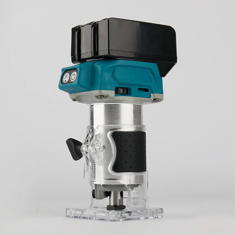 21V Brushless Cordless Palm Router, 550W, 6/6.35/8mm Collets, Variable Speed MTBL-37