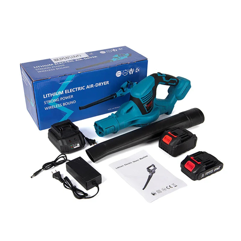 21V Brushless Cordless Blower, 3.8m³/min Air Volume, 18000rpm High Speed MTBL-28